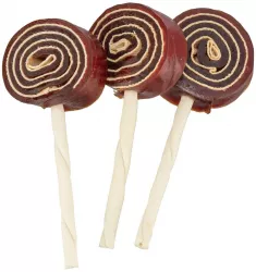 PREMIO Lolly, lízátko s kachnou a treska, 11 cm/ 80 g TRIXIE