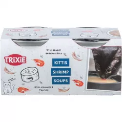 Shrimp Soup krevety & kuře - tekutý pamlsek pro kočky 80g TRIXIE Shrimp Soup krevety & kuře - tekutý pamlsek pro kočky 80g TRIXIE