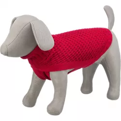 Svetr NORWOOD M: 50cm, hruď: 70cm, krk: 48cm - červená TRIXIE