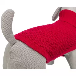 Svetr NORWOOD S: 40cm, hruď: 58cm, krk: 40cm - červená TRIXIE