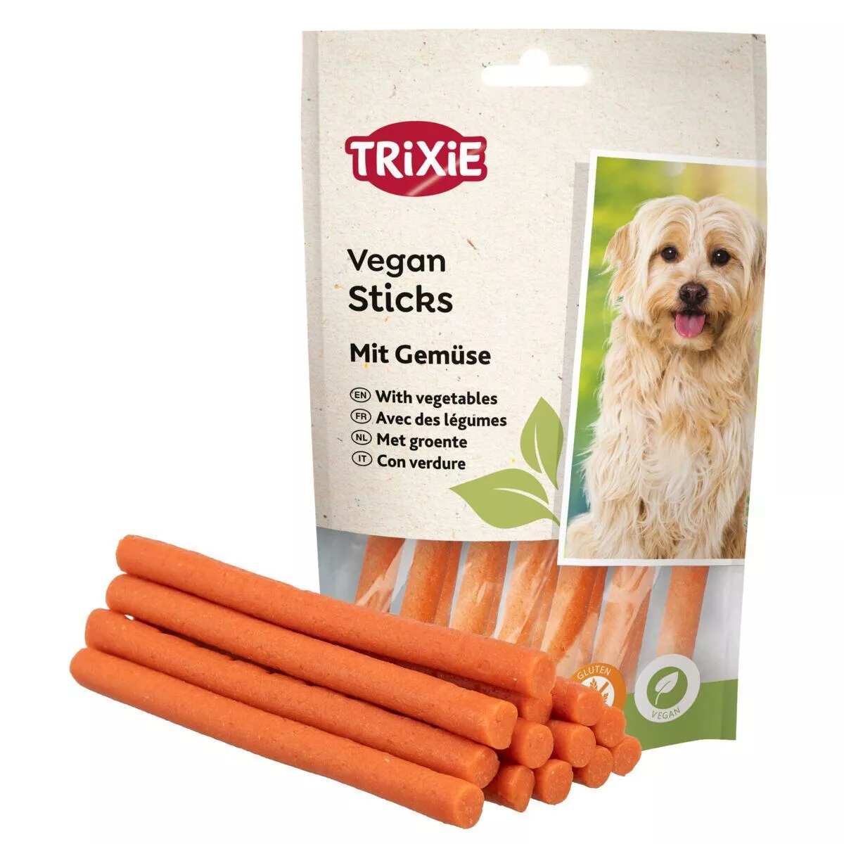 Vegan Sticks, veganské tyčinky se zeleninou, 120 g TRIXIE