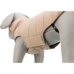 Prošíváná zimní bunda LESMONT, béžová XXS: 24cm, hruď: 35-38cm, krk: 32-34cm TRIXIE