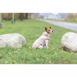 Prošíváná zimní bunda LESMONT, béžová XXS: 24cm, hruď: 35-38cm, krk: 32-34cm TRIXIE