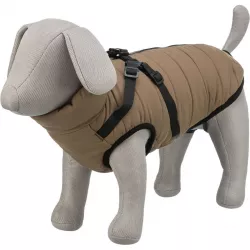 Zimní bunda PIROU s postrojem XS: 30cm, hruď: 42-46cm, krk: až 34cm - písková TRIXIE