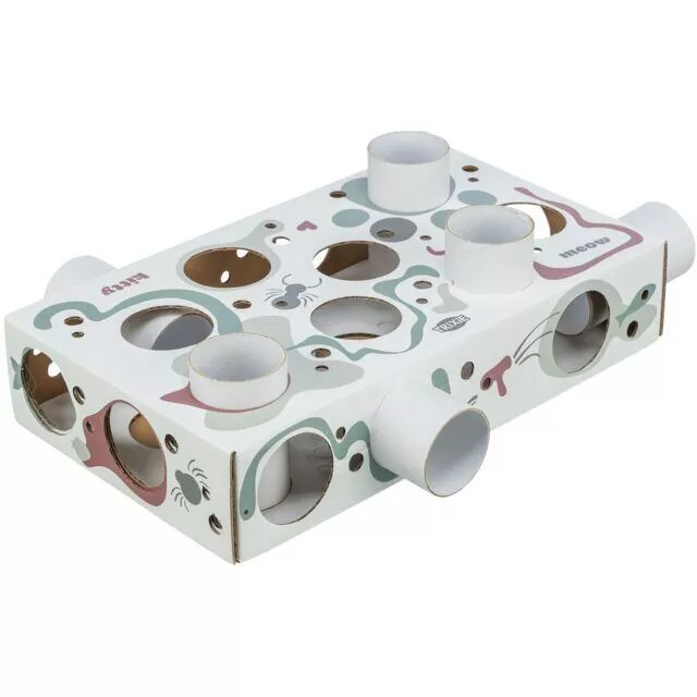 Cat Activity Paws'n'Treats Box - interaktivní hra pro kočky, 35 x 7 x 2 cm, karton TRIXIE