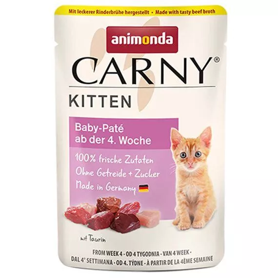 Carny Kitten 85 g Baby Paté, kapsička pro koťata Animonda