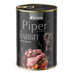NEW PIPER SENIOR s králíkem a dýní, konzerva pro psy 400 g NEW PIPER SENIOR s králíkem a dýní, konzerva pro psy 400 g