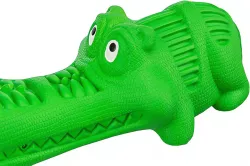 DOG ACTIVITY krokodýl na pamlsky, 12 cm, přírodní guma, zelená TRIXIE