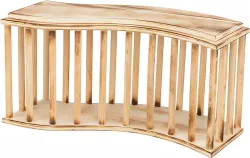 Jesličky na seno stojící 37 x 19 x 13 cm, opalované dřevo