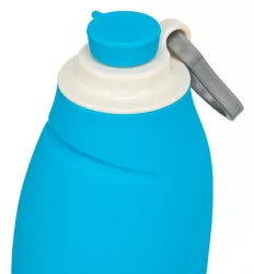 Lahev na vodu se sklopnou silikonovou miskou, 0.55 l, plast/silikon TRIXIE