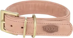 Obojek PURE kožený, růžová L-XL: 52-63 cm/ 40 mm TRIXIE
