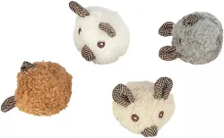 Plyšový méďa - hlava, s catnipem, 8 cm, různé barvy TRIXIE