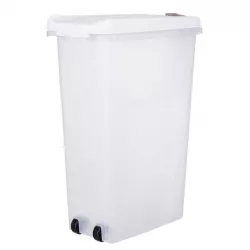 Barel, vzduchotěsný zásobník 40 l/27 × 61 × 45 cm, transparentní/bílá TRIXIE