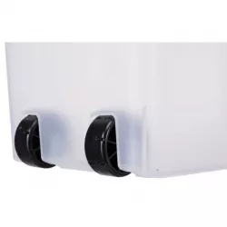 Barel, vzduchotěsný zásobník 40 l/27 × 61 × 45 cm, transparentní/bílá TRIXIE