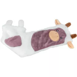 Be Eco kráva, recyklovaná hračka pro psy, šustící, 51 cm, polyester, bílá/fialová TRIXIE
