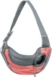 Front Sling Carrier - přední nosítko/taška, 50 x 25 x 18 cm, růžová/šedá (max. 5kg) TRIXIE
