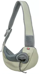 Front Sling Carrier - přední nosítko/taška, 50 x 25 x 18 cm, světlezelená/šedá (max. 5kg) TRIXIE