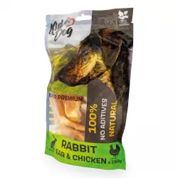 KIDDOG SUPER PREMIUM 100% kuřecí prsa na králičím uchu 150 g KIDDOG SUPER PREMIUM 100% kuřecí prsa na králičím uchu 150 g