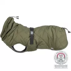 Obleček vesta MINOT, olivově zelená  M:45cm, hruď:44-70cm, krk:40cm