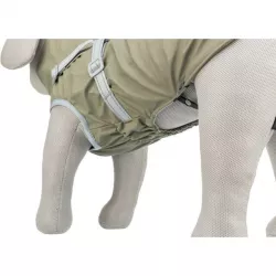 Pláštěnka PONTIS - vesta s postrojem, olivově zelená M: 45cm, hruď: 60-68cm, krk: 47cm TRIXIE