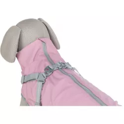 Pláštěnka PONTIS - vesta s postrojem, růžová M: 45cm, hruď: 60-68cm, krk: 47cm TRIXIE