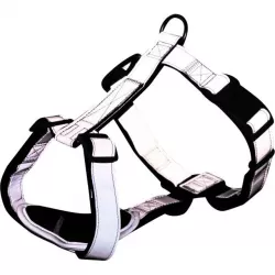 H-postroj PREMIUM Reflect, grafit S-M: hruď: 45-60 cm/ 20 mm TRIXIE