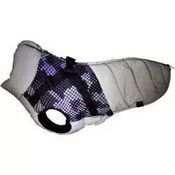 Reflexní obleček PONTIS - vesta s postrojem, šedá XXS: 24cm, hruď: 37-41cm, krk: 27cm TRIXIE
