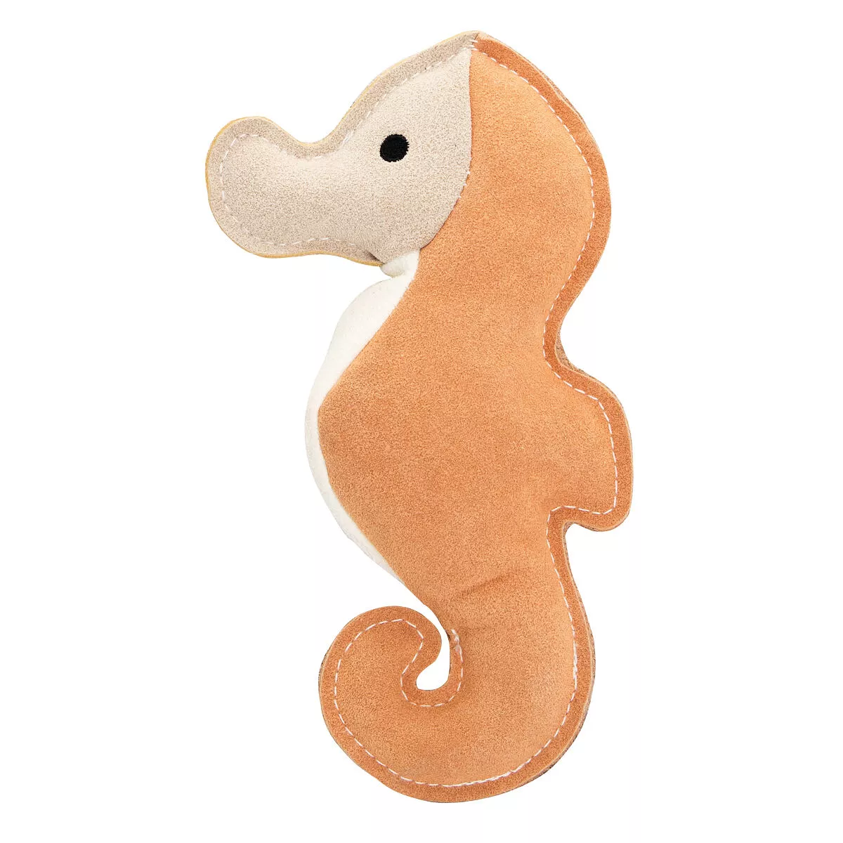 Mořský koník, 23 cm, jutový robustní aport, HIPHOP DOG, krémová/hořčicová