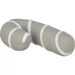 Vánoční cukrová hůlka, se zvukem, 10 cm, latex, šedobéžová TRIXIE