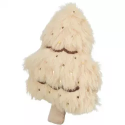Vánoční stromek s catnipem, 10.5 cm, plyš, béžová/zlatá TRIXIE