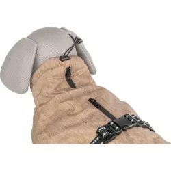 Zateplený zimní kabátek RIOM, písková XL:70cm, hruď:70-104cm, krk: do 58cm TRIXIE