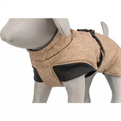 Zateplený zimní kabátek RIOM, písková S:35cm, hruď:36-54cm, krk: do 38cm TRIXIE