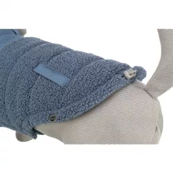 Zimní vesta AJOU s kožíškem, modrá XXS: 18cm, hruď: 27-32cm, krk: 24cm TRIXIE