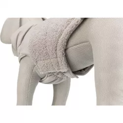 Zimní vesta AJOU s kožíškem, šedá XXS: 21cm, hruď: 30-36cm, krk: 26cm TRIXIE