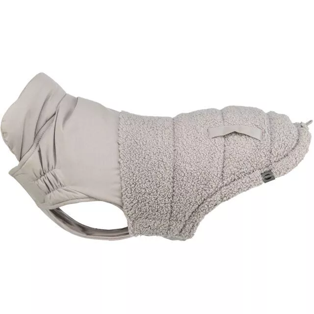 Zimní vesta AJOU s kožíškem, šedá XXS: 18cm, hruď: 27-32cm, krk: 24cm TRIXIE