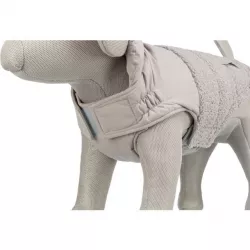 Zimní vesta AJOU s kožíškem, šedá XXS: 18cm, hruď: 27-32cm, krk: 24cm TRIXIE