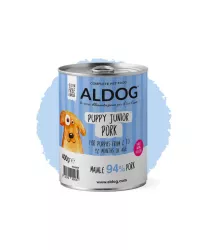 ALDOG Paté Puppy Junior Pork 400g