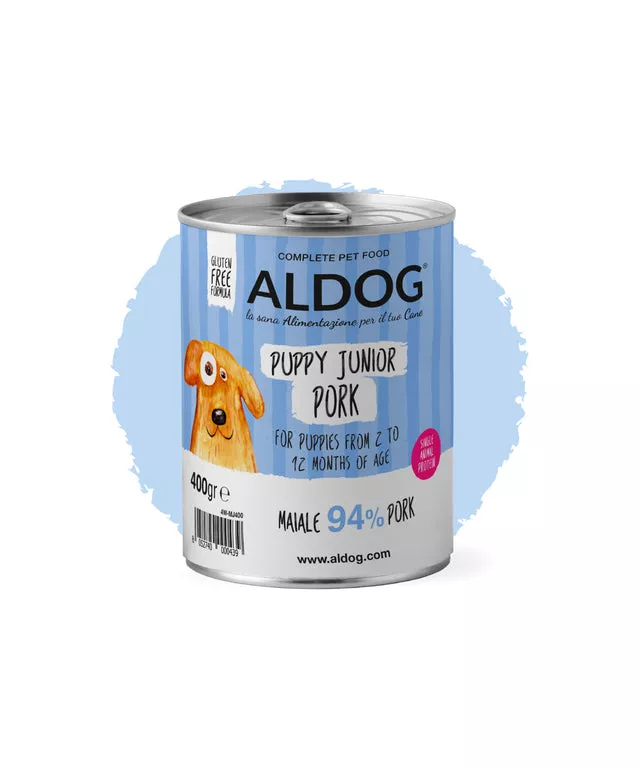 ALDOG Paté Puppy Junior Pork 400g