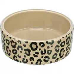 Keramická miska LEO, 0,3 l/ 12 cm, hnědá/leopardí TRIXIE