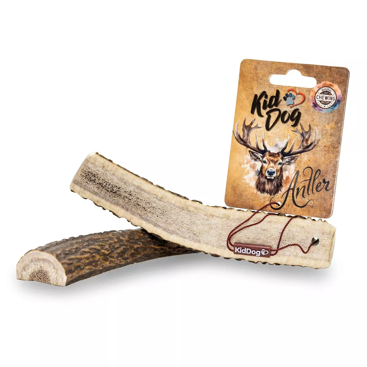 KIDDOG Antler, jelení paroh půlený - L