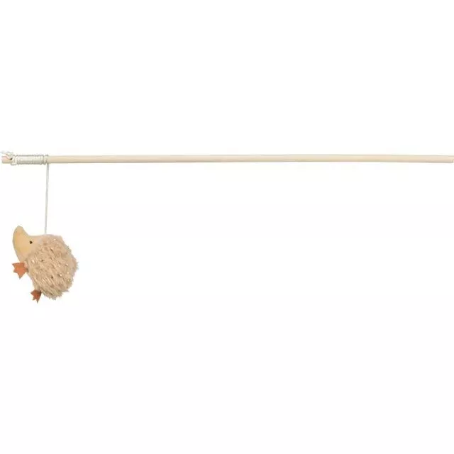 Vánoční hrací prut s ježkem a catnipem, 48 cm, plyš/dřevo, béžová/zlatá TRIXIE