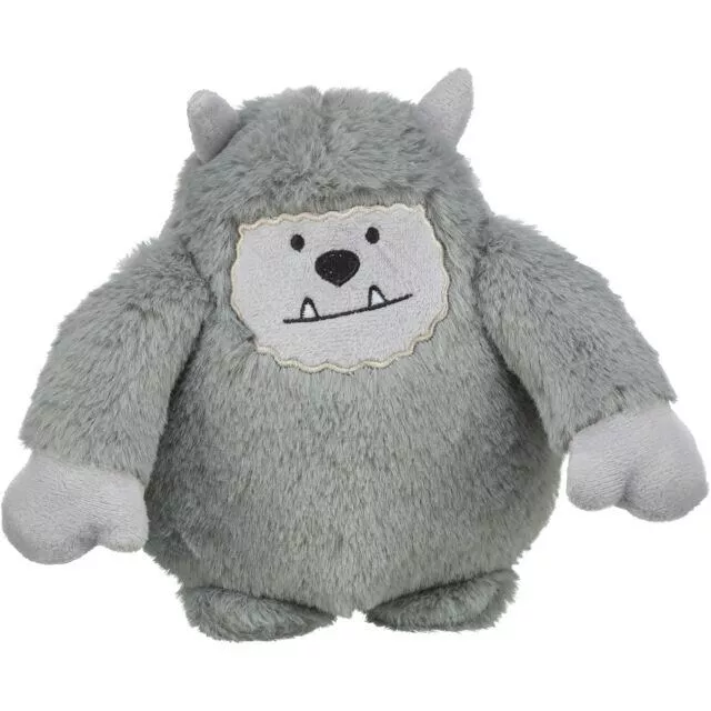 Vánoční Yeti, 20 cm, se zvukem, plyš, šedá TRIXIE