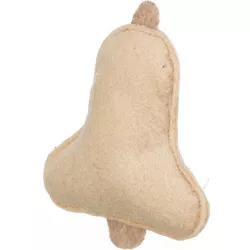 Vánoční zvoneček s catnipem, 9.5 cm, filc, béžová TRIXIE