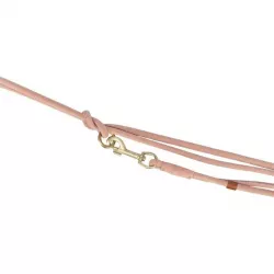Vodítko PURE kožené kulaté nastavitelné, S: 2 m/ 10 mm, růžová TRIXIE