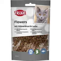 Flowers, kytičky s kuřecími prsy a lososem, 50 g