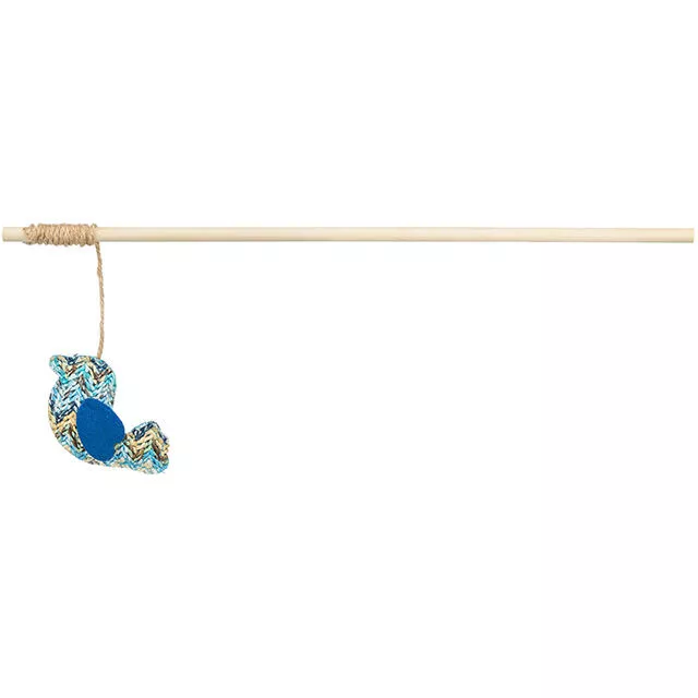 Hrací prut s ptáčkem, catnip, 40 cm, polyester/dřevo TRIXIE