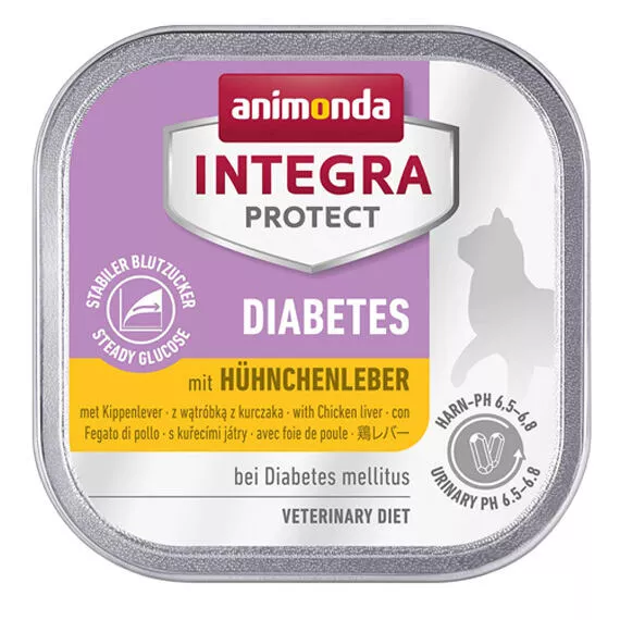 INTEGRA PROTECT Diabet adult s kuřecími játry pro kočky 100 g Animonda