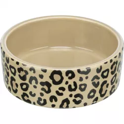 Keramická miska LEO, 0,3 l/ 12 cm, hnědá/leopardí TRIXIE