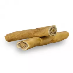 KIDDOG 100% Natural Snack, hovězí oháňka natural s kůží 12 cm / 200 g