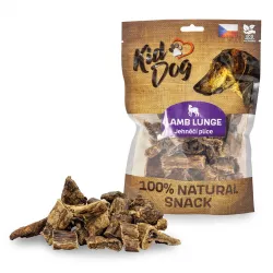 KIDDOG 100 % Natural Snack, jehněčí plíce 2-4 cm / 80 g KIDDOG 100 % Natural Snack, jehněčí plíce 2-4 cm / 80 g